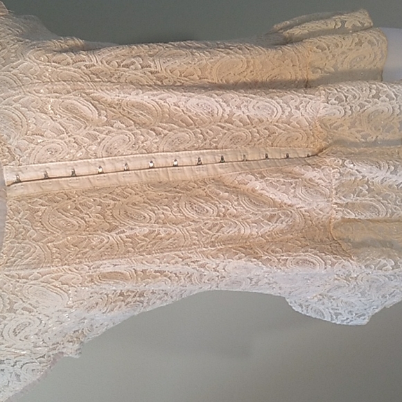 Vintage Lace Faux Corset Style Y2K Boho Fairy Top by Studio 1940. - Picture 3 of 13